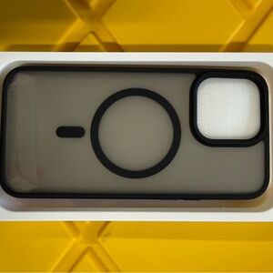 Stylish Black and Gray Phone 15 Pro Max Case